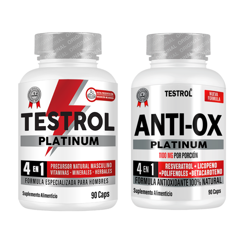 Combo Testrol Platinum + Anti-Ox Platinum