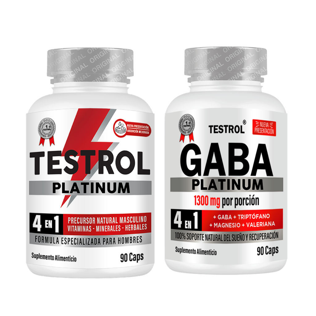 Combo Testrol Platinum + Gaba Platinum