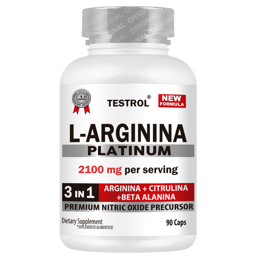 Testrol - Arginina Platinum 90 cápsulas