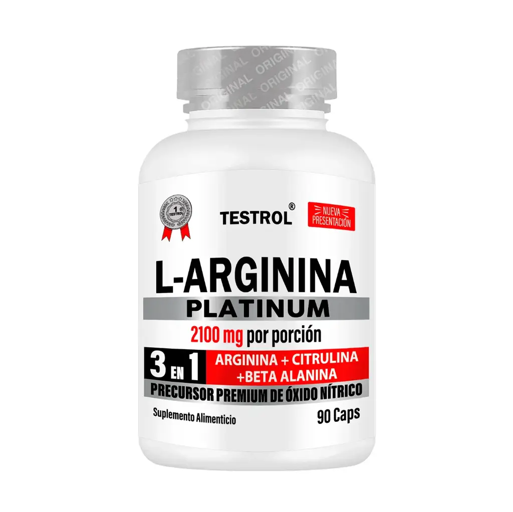 Testrol - Arginina Platinum 90 cápsulas