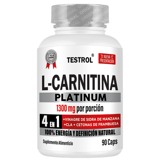 Testrol - L Carnitina Platinum 90 cápsulas