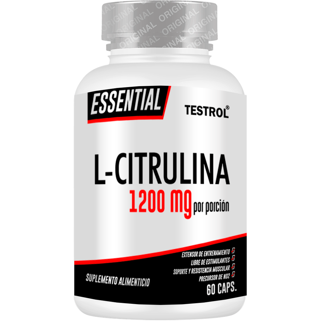 Testrol - L Citrulina Essential 60 Caps.