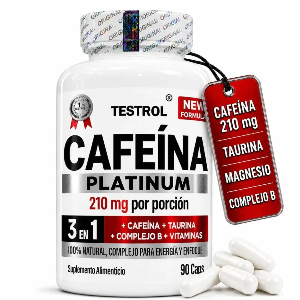CAFEINA PLATINUM (90 Capsulas)