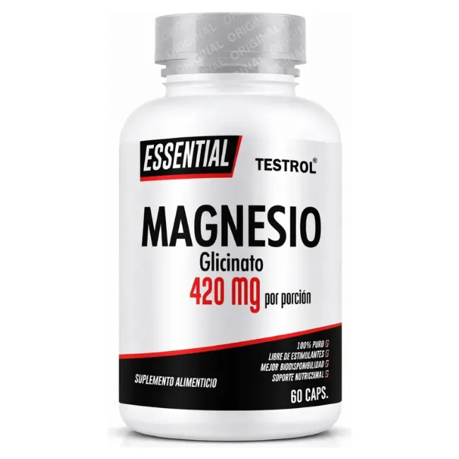 [8Z-E26A-T6F2] Glicinato de Magnesio Essential (Capsulas)