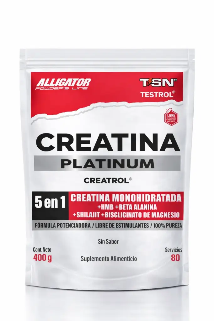 Testrol - Creatina Platinum 80 servicios 