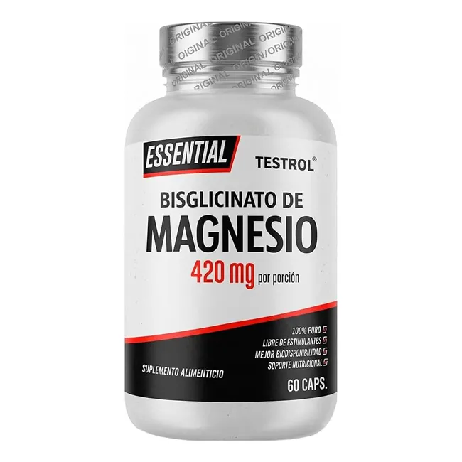 [BISGLE60CXTSN] Bisglicinato de Magnesio Essential (60 Capsulas)