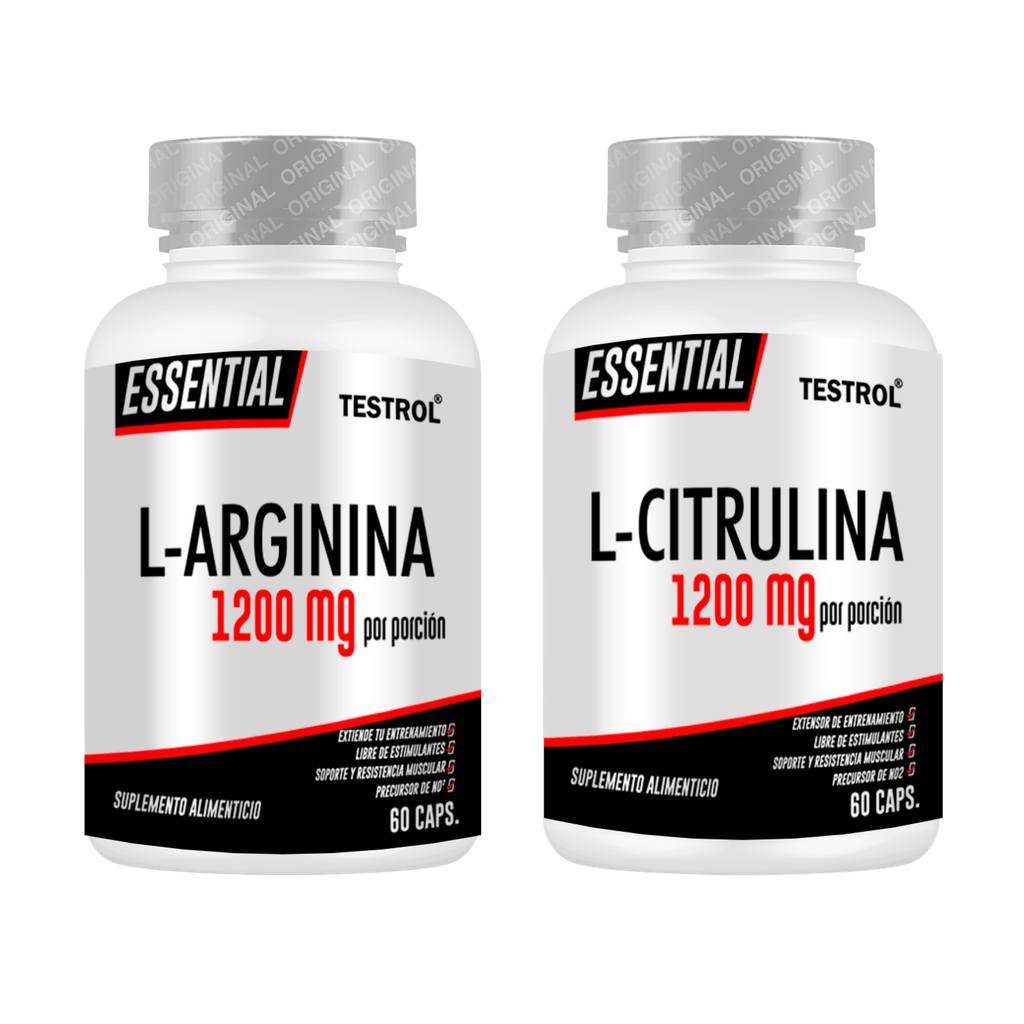 Combo Arginina Essential + Citrulina Essential