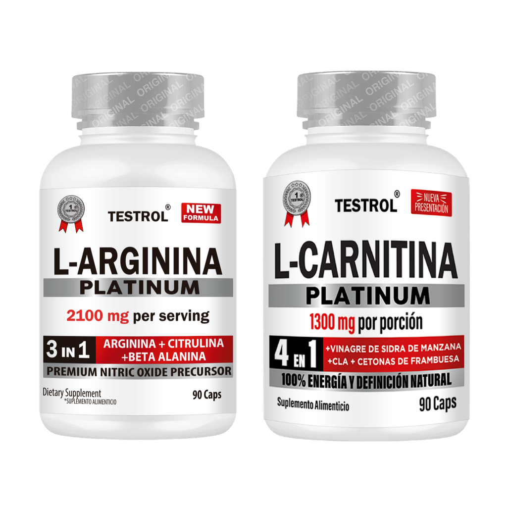 Combo Arginina Platinum + Carnitina Platinum