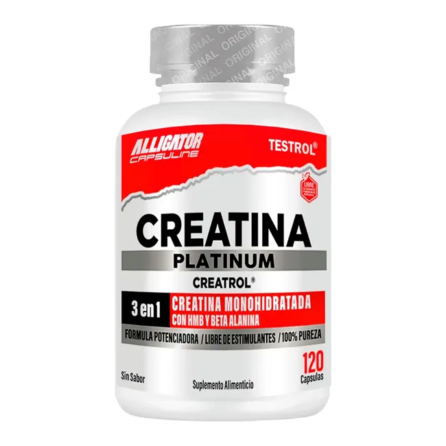 [CREAPLAT120CAP] CREATINA PLATINUM (Capsulas, 120)