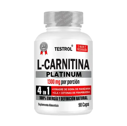 [LCARNIPLATES] Testrol - L Carnitina Platinum 90 cápsulas