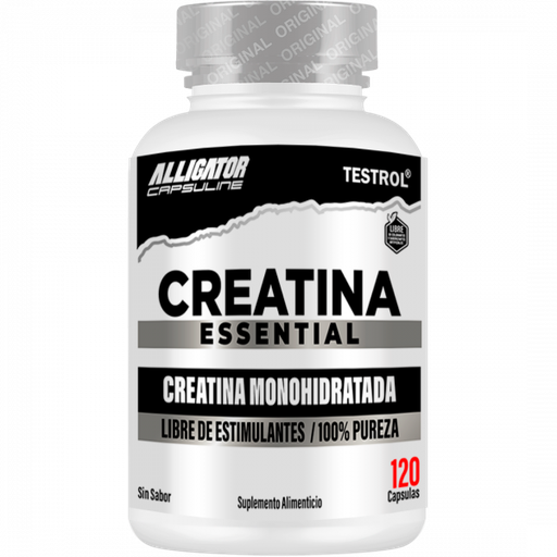 [57-7J4I-30Z3] Testrol - Creatina Essential 120 Caps.