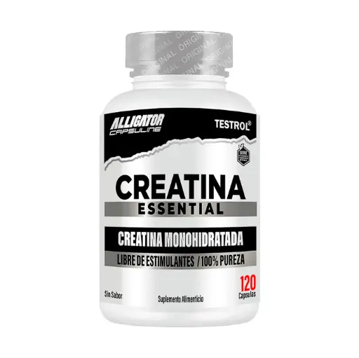 [57-7J4I-30Z3] Testrol - Creatina Essential 120 Caps.